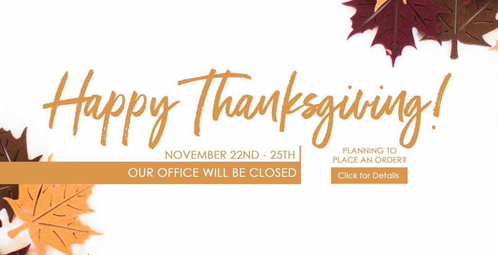 Office Closed – Thanksgiving 2018 – A1 | Going Beyond Ministries